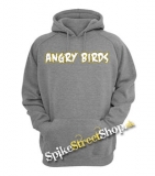 ANGRY BIRDS - Logo - šedá pánska mikina