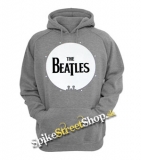 BEATLES - Drum Logo - šedá pánska mikina