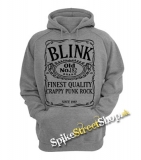 BLINK 182 - Jack Daniels Motive - šedá pánska mikina