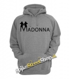 MADONNA - Logo - šedá pánska mikina