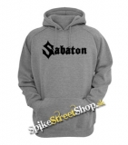 SABATON - Logo - šedá pánska mikina