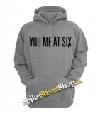 YOU ME AT SIX - Logo - šedá pánska mikina