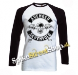 AVENGED SEVENFOLD - DeathBat Crest - pánske tričko s dlhými rukávmi
