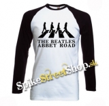BEATLES - Abbey Roads Silhouette - pánske tričko s dlhými rukávmi