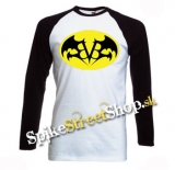 BLACK VEIL BRIDES - Batman Logo - pánske tričko s dlhými rukávmi
