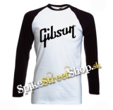 GIBSON - Logo - pánske tričko s dlhými rukávmi