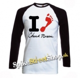 CHUCK NORRIS - Love - pánske tričko s dlhými rukávmi