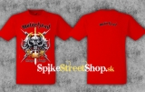 MOTORHEAD - Fright Stage - červené pánske tričko