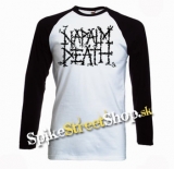 NAPALM DEATH - Logo - pánske tričko s dlhými rukávmi