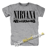 NIRVANA - Nevermind - sivé pánske tričko