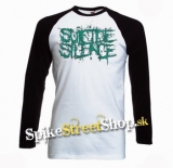 SUICIDE SILENCE - Turquoise Logo - pánske tričko s dlhými rukávmi