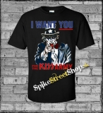 KISS - I Want You - čierne pánske tričko