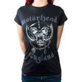 MOTORHEAD - England Diamante - čierne dámske tričko