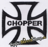 CHOPPER - Maltese cross - nažehlovacia nášivka