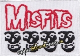 MISFITS - 4 Fiends White - nažehlovacia nášivka