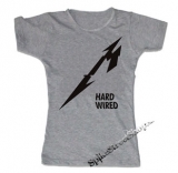METALLICA - Hardwired Crest - šedé dámske tričko