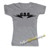 U.D.O. - Logo - šedé dámske tričko