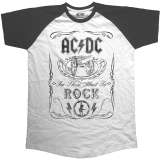 AC/DC - Cannon Swig Vintage - biele pánske tričko