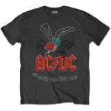 AC/DC - Fly On The Wall - sivé pánske tričko