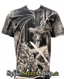 GOTHIC COLLECTION - Dragon Guard - čierne pánske tričko