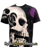 GOTHIC COLLECTION - Vapmire Skull Profile - čierne pánske tričko