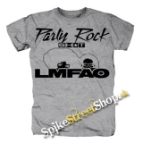 LMFAO - Party Rock - sivé pánske tričko