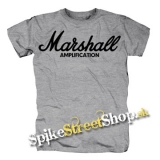 MARSHALL - Logo - sivé pánske tričko