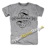 ONE REPUBLIC - Logo - sivé pánske tričko