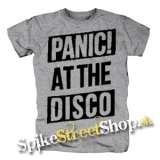 PANIC AT THE DISCO - Big Logo - sivé pánske tričko