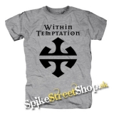 WITHIN TEMPTATION - Logo - sivé pánske tričko