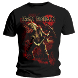 IRON MAIDEN - Benjamin Breeg Red Graphic - čierne pánske tričko