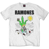RAMONES - Loco Live - biele pánske tričko