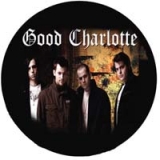 GOOD CHARLOTTE - kapela na čiernom podklade - odznak