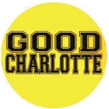 GOOD CHARLOTTE - Logo na žltom podklade - odznak