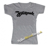 WHITESNAKE - Logo - šedé dámske tričko