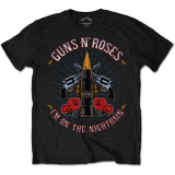 GUNS N ROSES - Night Train - čierne pánske tričko
