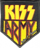 KISS - Army Patch Logo - nažehlovacia nášivka