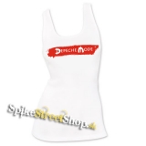 DEPECHE MODE - Logo Red Spirit - Ladies Vest Top - biele