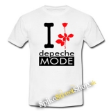 I LOVE DEPECHE MODE - biele pánske tričko
