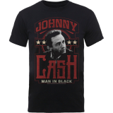 JOHNNY CASH - Man In Black - čierne pánske tričko