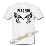 PLACEBO - Wings Logo - biele pánske tričko