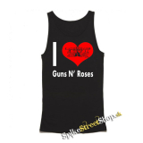 I LOVE GUNS N ROSES - Mens Vest Tank Top - čierne