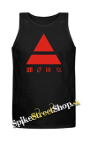 30 SECONDS TO MARS - Red Triad - Mens Vest Tank Top - čierne