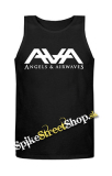 ANGELS AND AIRWAVES - Logo - Mens Vest Tank Top - čierne