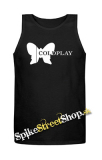 COLDPLAY - Butterfly Logo - Mens Vest Tank Top - čierne