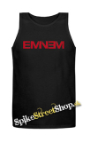 EMINEM - Red Logo - Mens Vest Tank Top - čierne