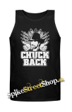 CHUCK NORRIS - Chuck Is Back - Mens Vest Tank Top - čierne