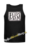 PEARL JAM - Logo - Mens Vest Tank Top - čierne