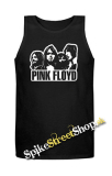 PINK FLOYD - Logo And Band - Mens Vest Tank Top - čierne