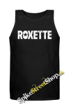 ROXETTE - Logo - Mens Vest Tank Top - čierne